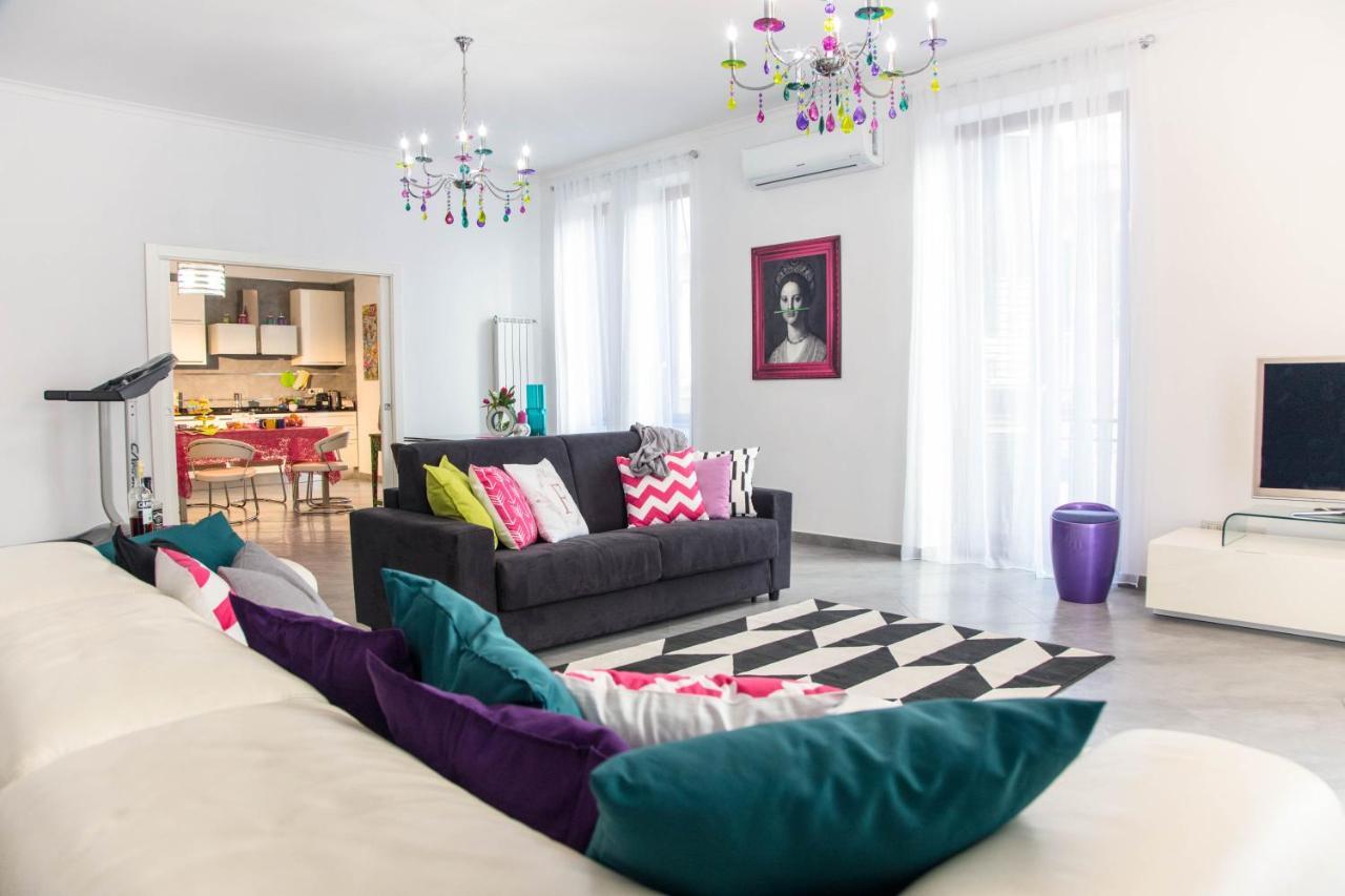 Ferdinando Arthouse Oversized Modern Apartment - By Gocce Team Neapel Exteriör bild